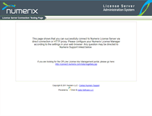 Tablet Screenshot of connect.numerix.com