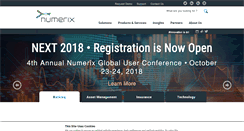 Desktop Screenshot of numerix.com